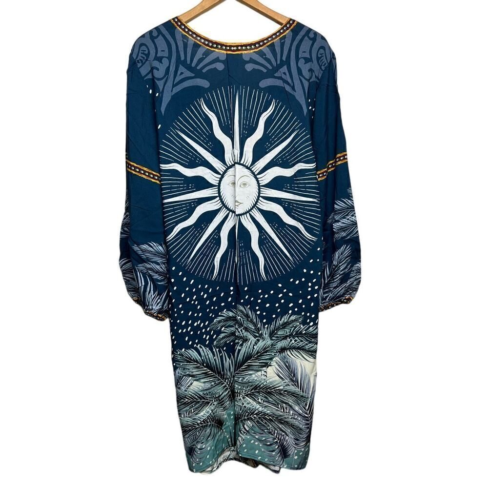 Agua Bendita Aldora Arabela Tunic Coverup NWT Sz. O/S - Picture 11 of 11